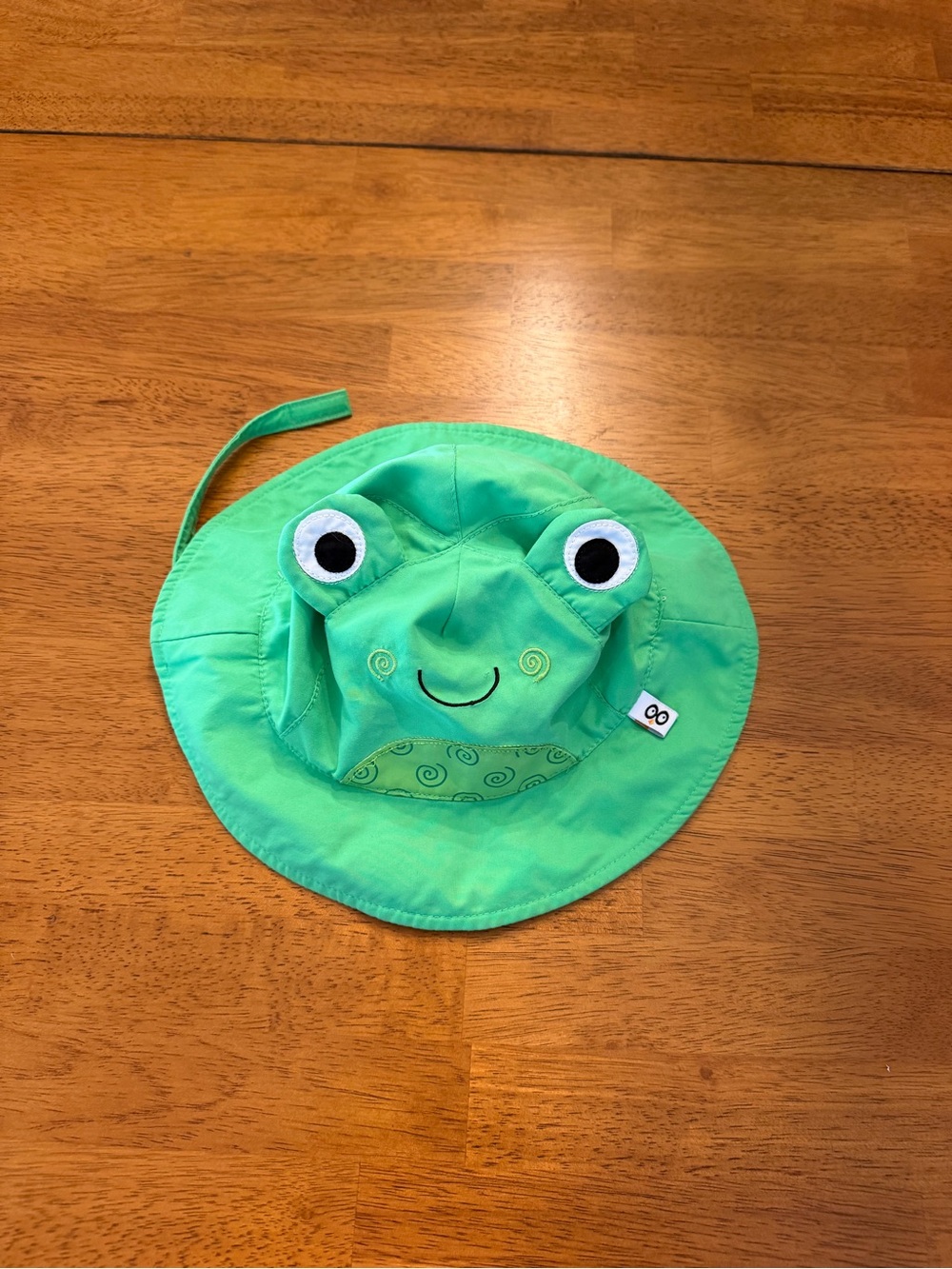 ZooCchini 6-12 Mo Frog Bucket Hat Summer Hat Unisex UPF 50+